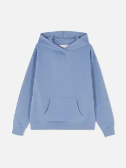 Sudadera Con Capucha Básica Sin Cierre