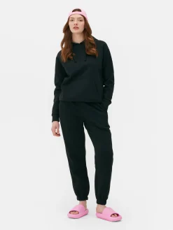 Sudadera Con Capucha Básica Sin Cierre