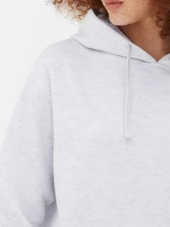 Sudadera Con Capucha Básica Sin Cierre