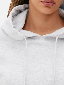 Sudadera Con Capucha Básica Y Cordón De Ajuste