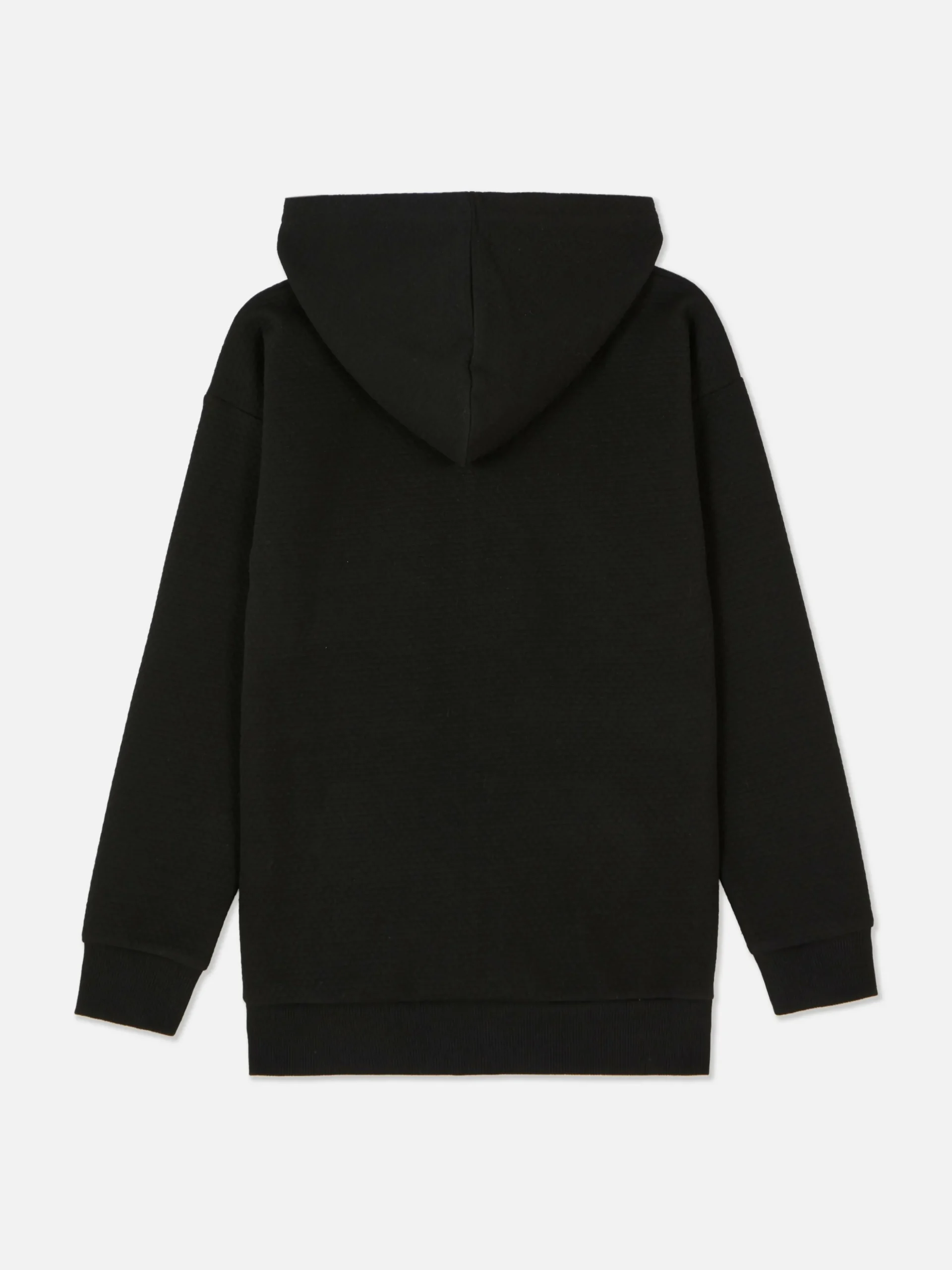 Sudadera Con Capucha, Cremallera Y Textura Para Niño