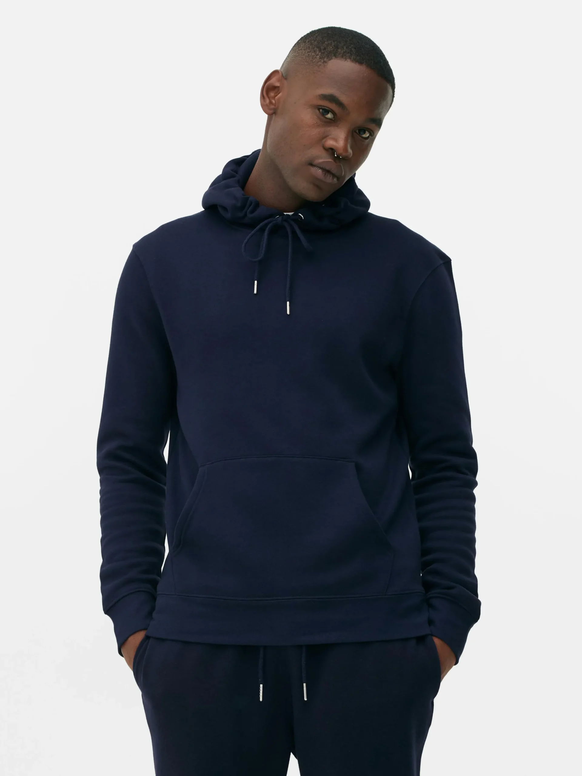 Sudadera Con Capucha De Corte Recto Essential