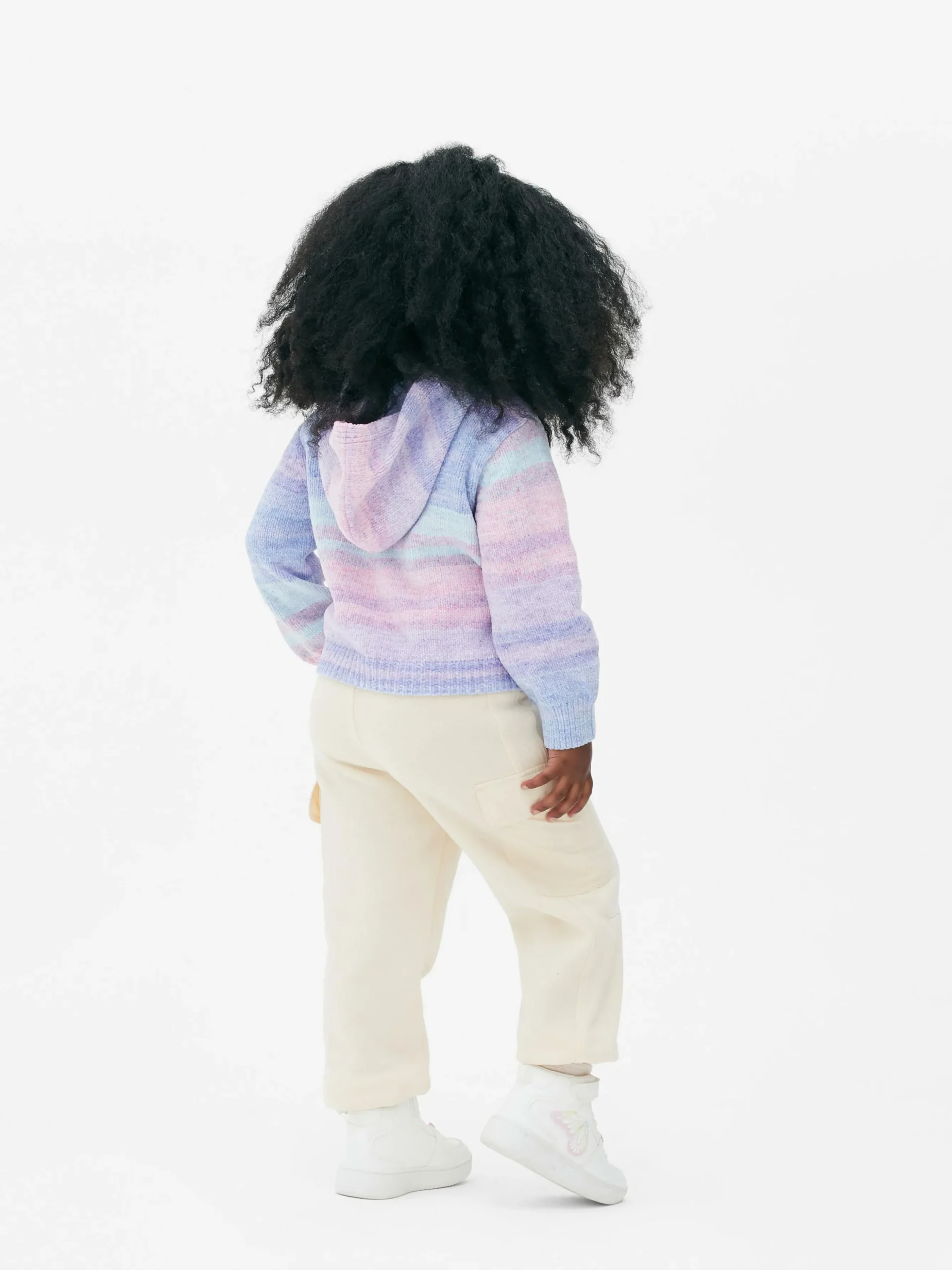 Sudadera Con Capucha De Punto Multicolor