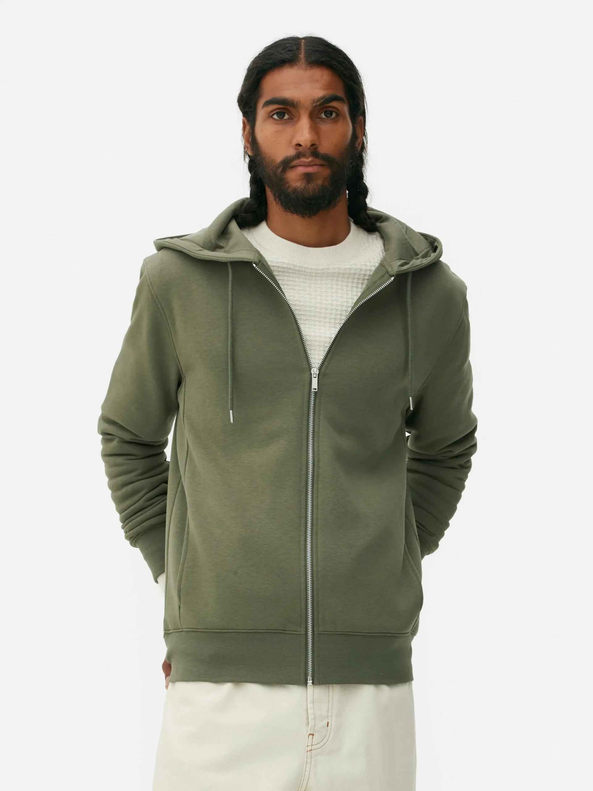 Sudadera Con Capucha Y Cremallera Clásica
