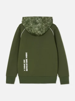 Sudadera Con Capucha Y Cremallera De Minecraft