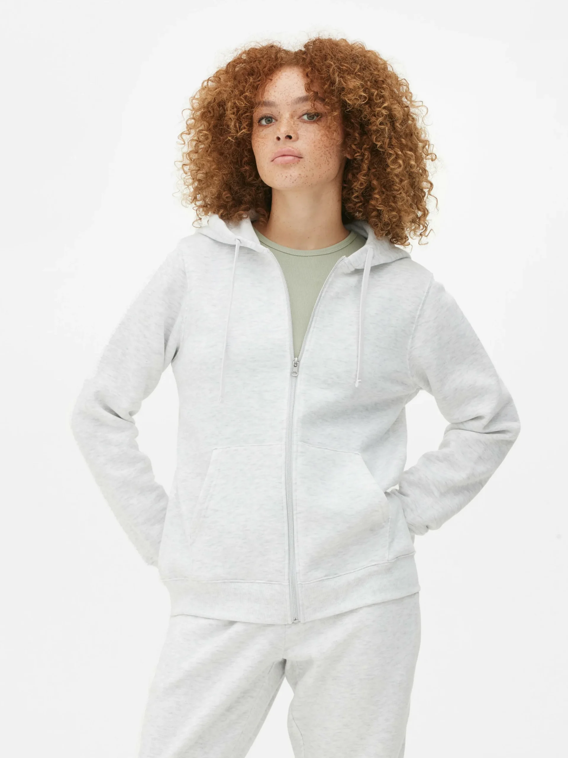 Sudadera Con Capucha Y Cremallera