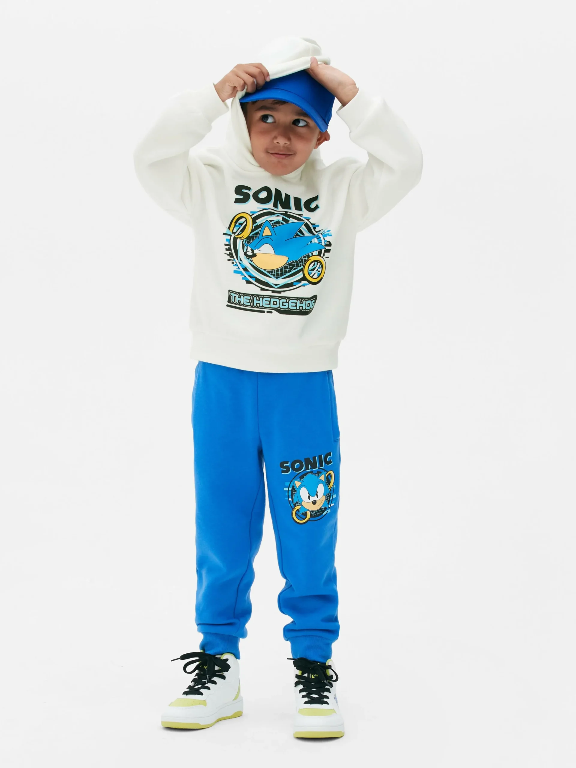Sudadera Con Capucha Y Estampado De Sonic, El Erizo