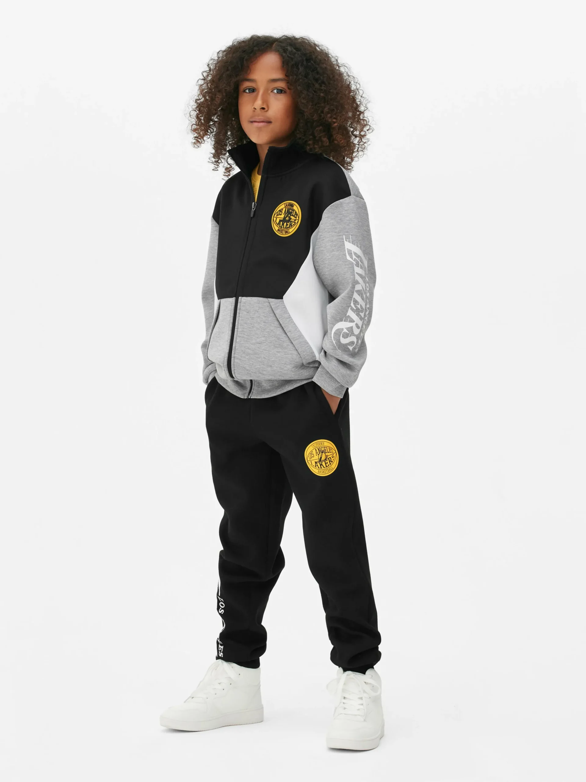 Sudadera Con Cremallera De Los Angeles Lakers