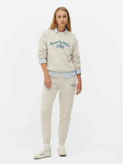 Sudadera Con Cuello Redondo Y Mensaje