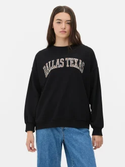 Sudadera Con Estampado Gráfico De Leopardo «Dallas»
