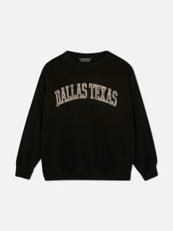 Sudadera Con Estampado Gráfico De Leopardo «Dallas»