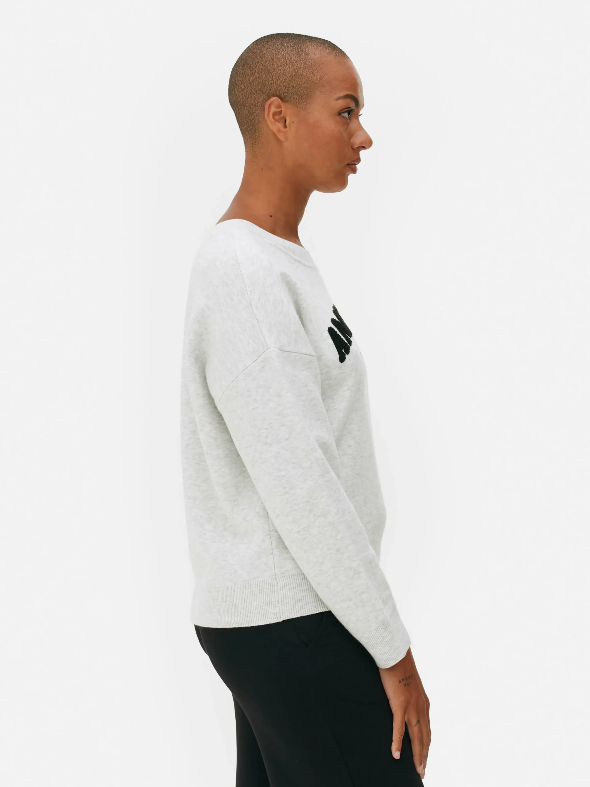 Sudadera Con Mensaje En El Pecho