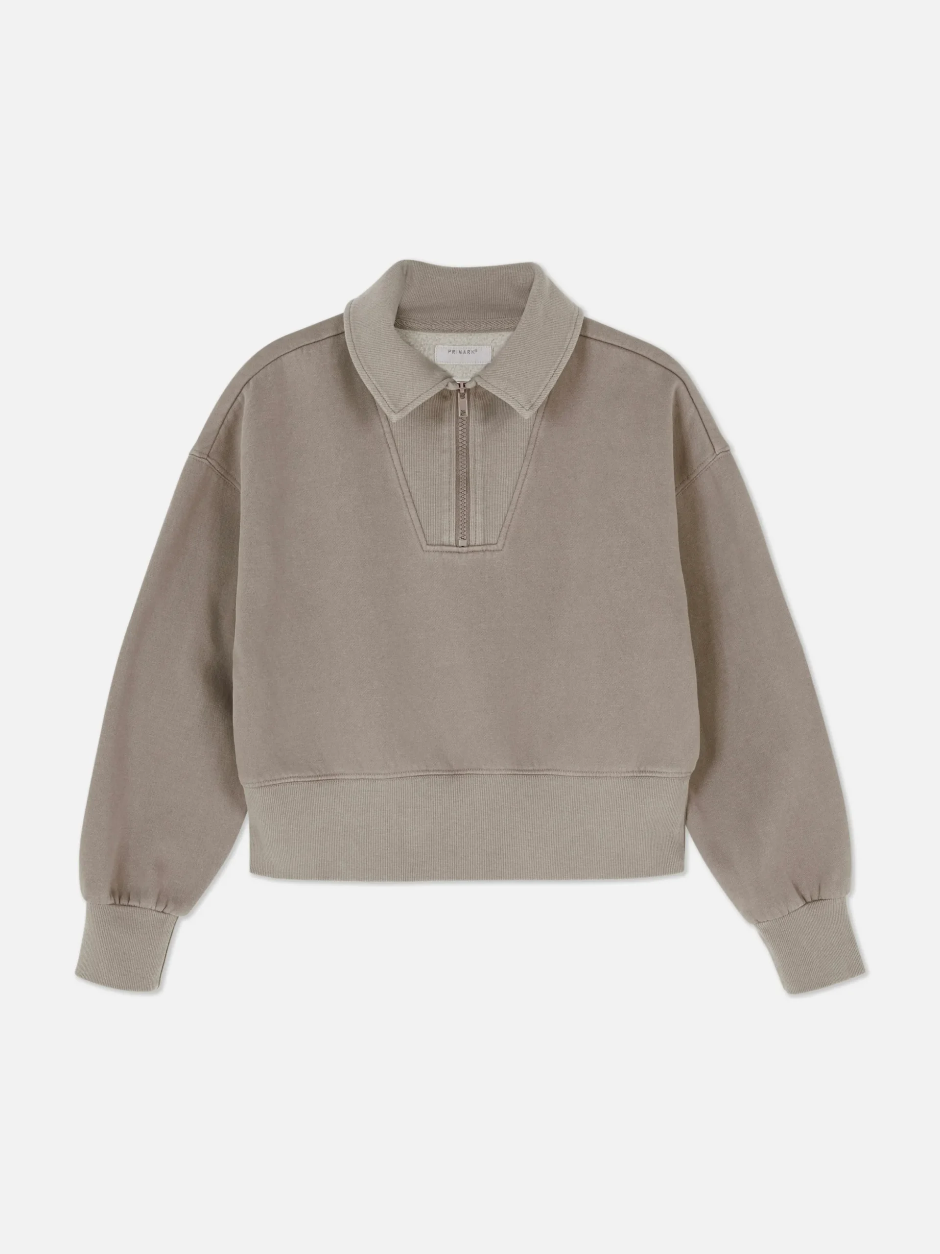Sudadera De Cuello Alto Y Lavado ácido