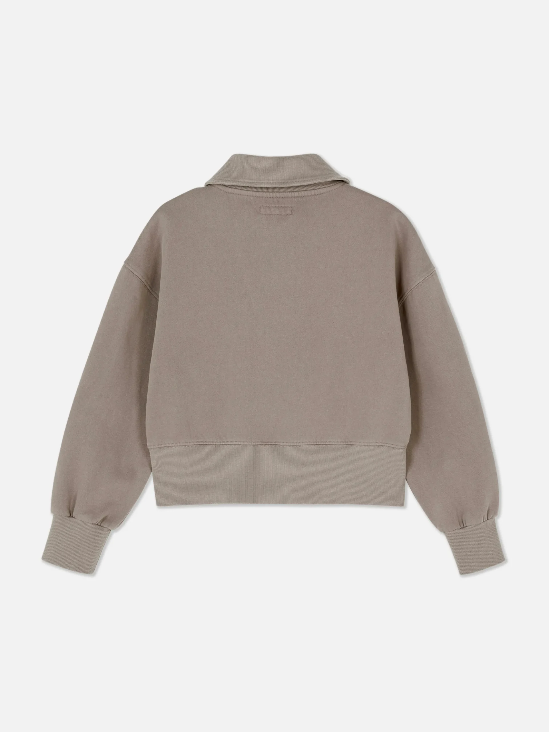 Sudadera De Cuello Alto Y Lavado ácido