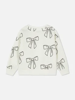 Sudadera De Cuello Redondo Con Estampado Gráfico
