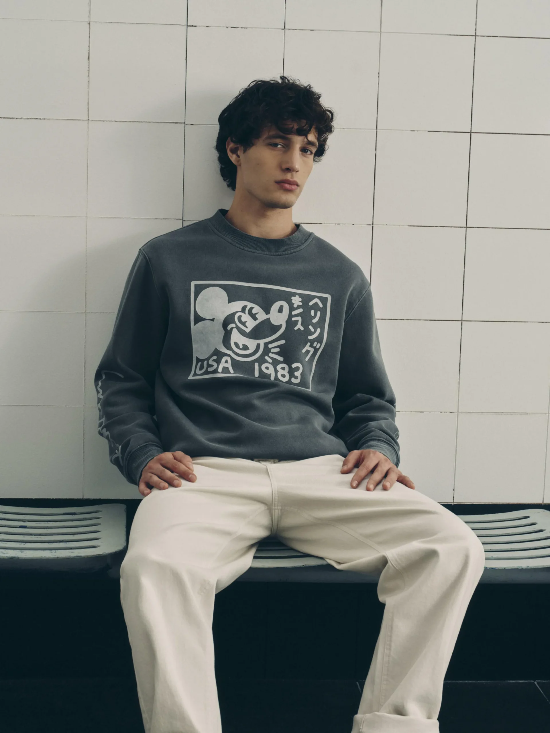 Sudadera De Mickey Mouse De Disney X Keith Haring