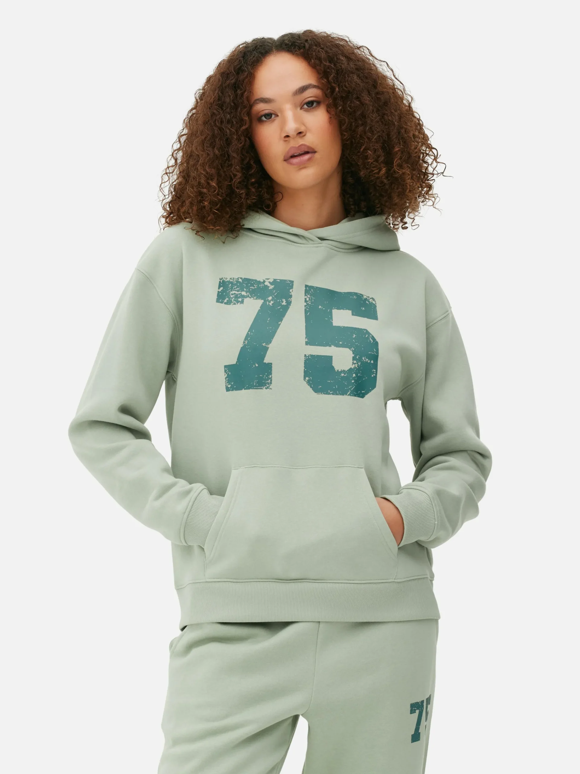 Sudadera Gráfica Combinable Con Capucha