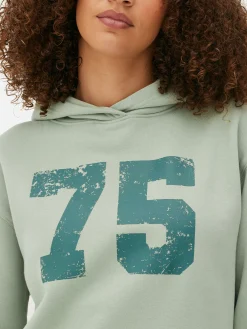 Sudadera Gráfica Combinable Con Capucha