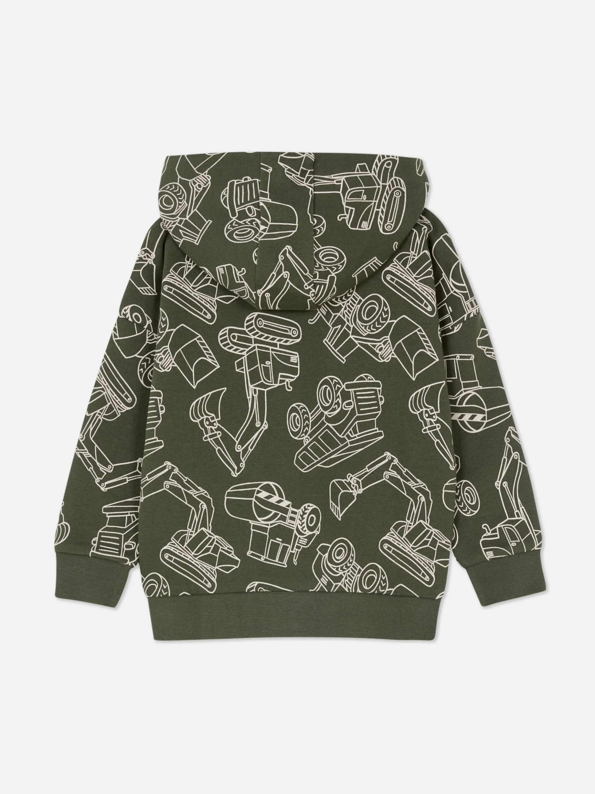 Sudadera Gráfica Con Capucha Y Cremallera