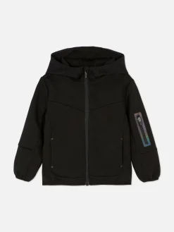 Sudadera Reforzada Con Capucha Y Cremallera