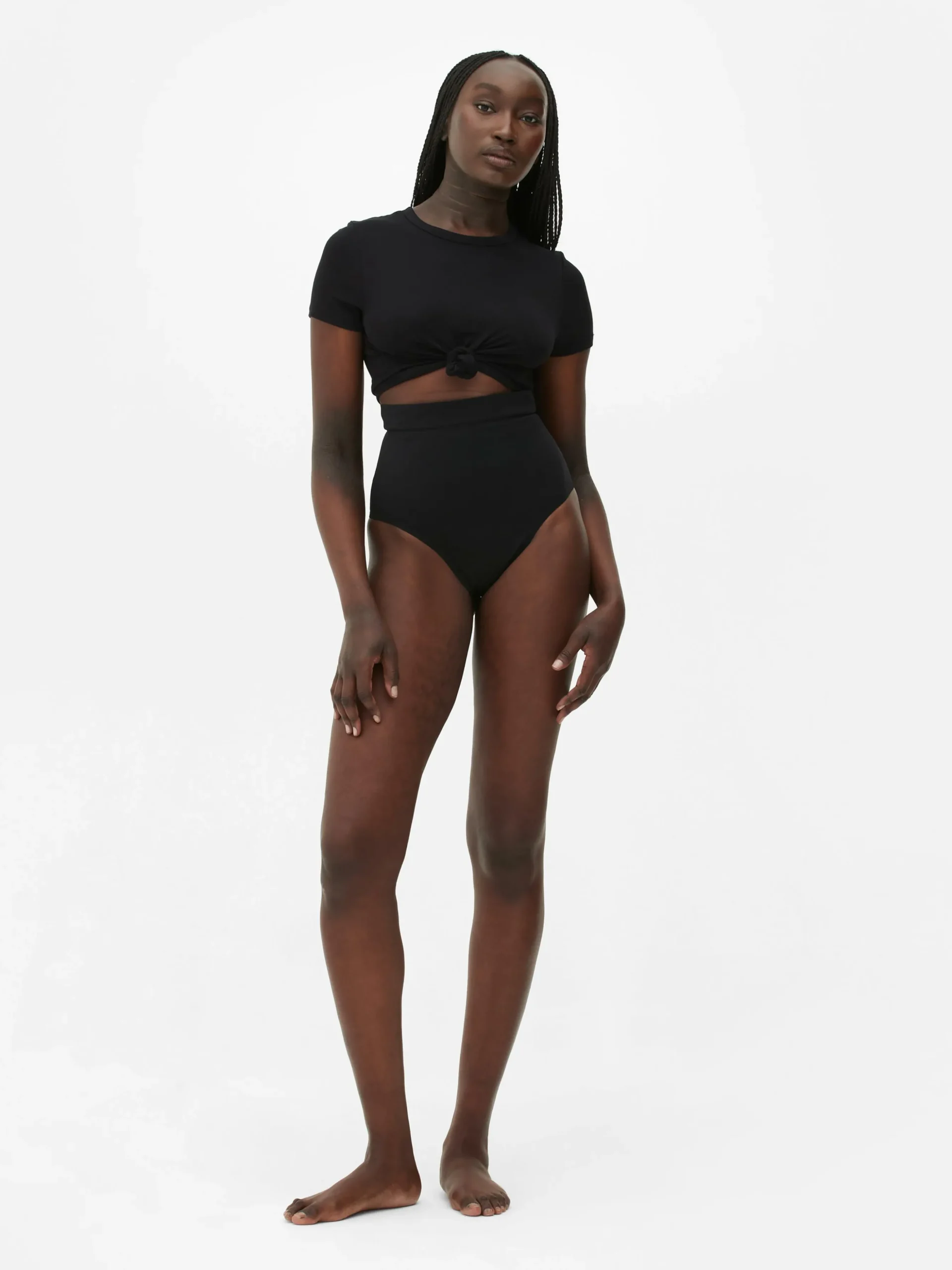 Tanga Moldeador De Talle Alto Sin Costuras