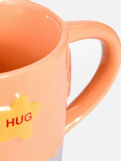Taza Con Relieve Floral