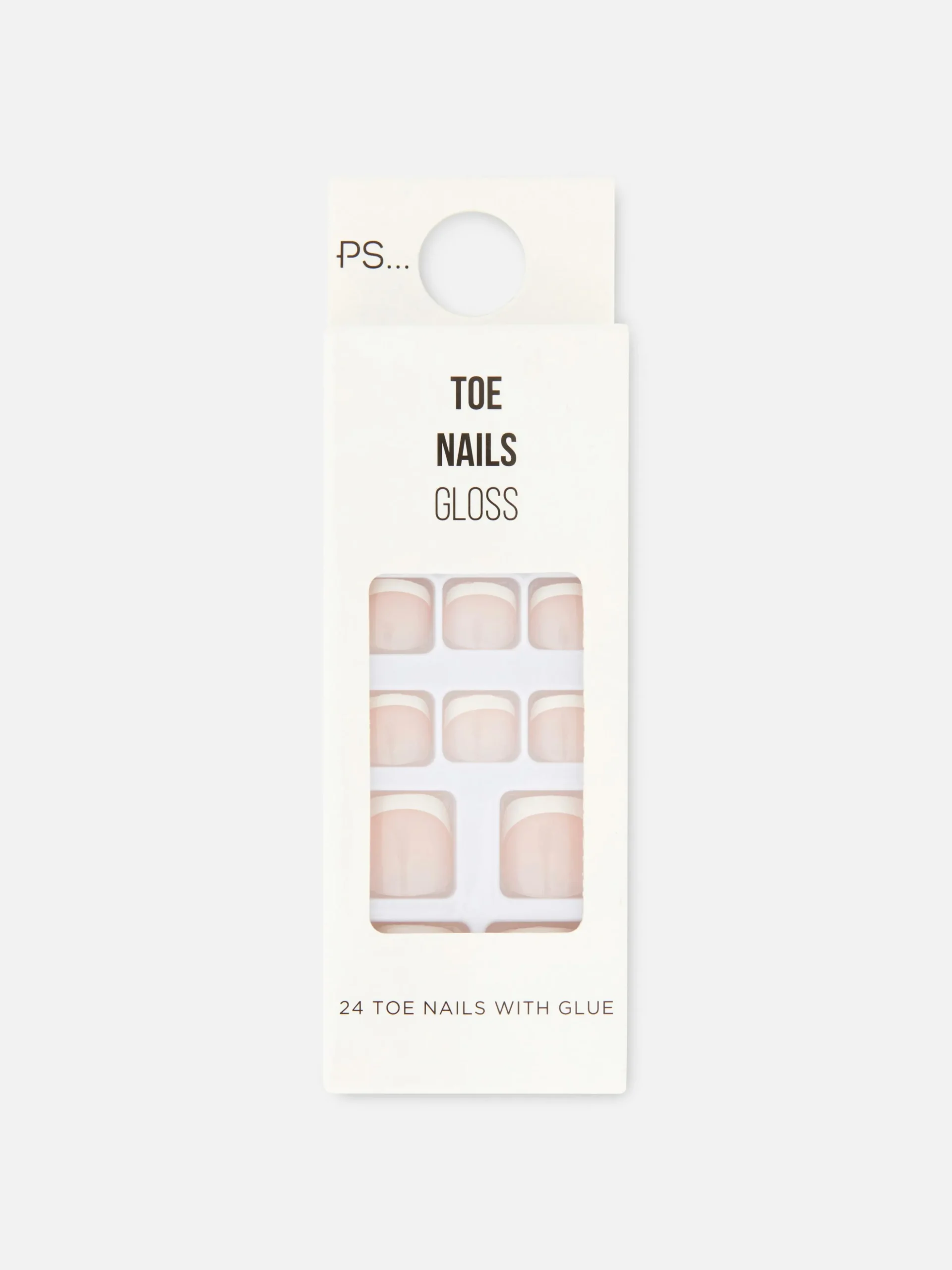 Uñas Postizas Brillantes Para Los Pies De PS...