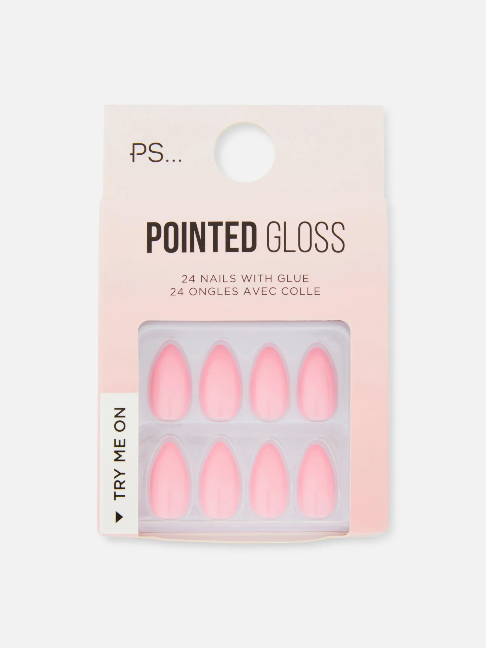 Uñas Postizas Brillantes Y Puntiagudas De PS...