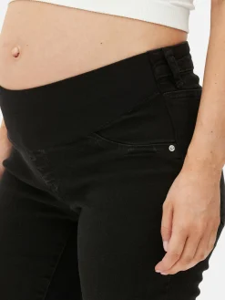 Vaqueros De Premamá Con Cinturilla Bajo El Vientre