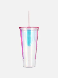 Vaso Con Pajita