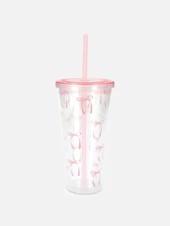 Vaso Con Pajita