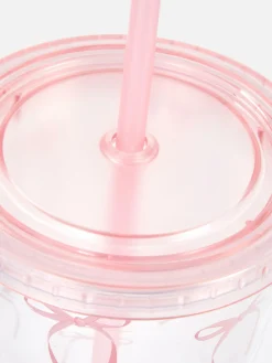 Vaso Con Pajita