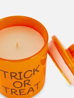 Vela De Halloween En Tarro Con Tapa