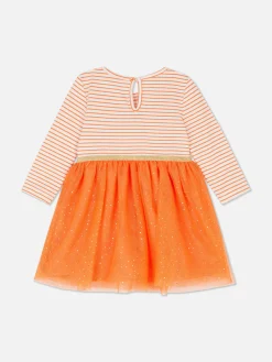 Vestido De Calabaza Con Tutú De Halloween