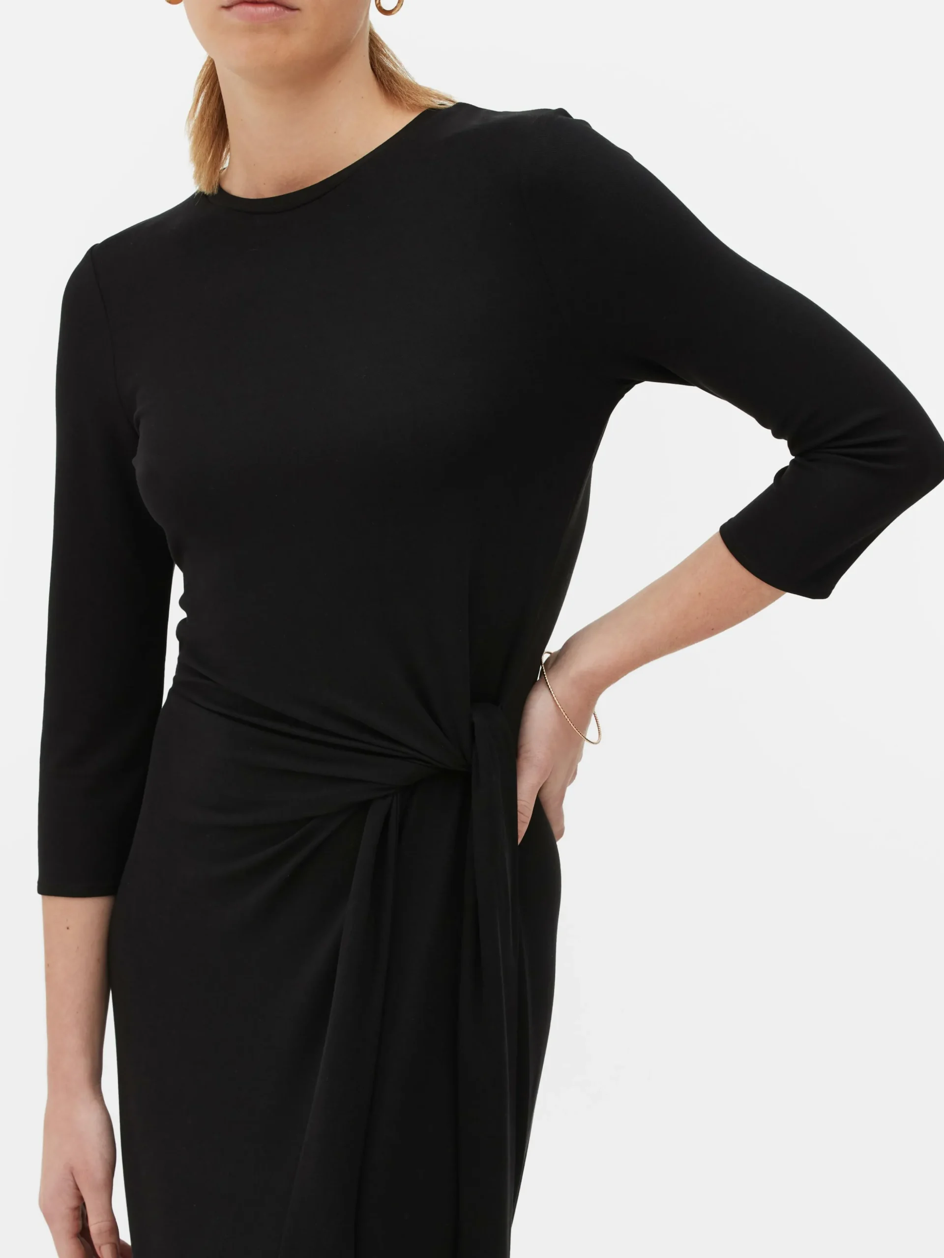 Vestido De Punto Con Lazo De The Edit