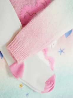 Vestido De Punto Con Unicornio Y Pantis A Juego