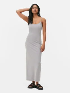 Vestido De Tirantes Tipo Combinación