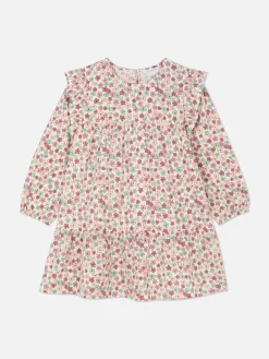Vestido Floral Con Volantes