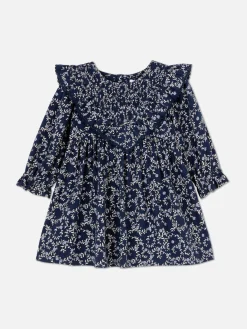 Vestido Floral Con Volantes