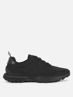 Zapatillas Deportivas Bicolor Con Suela Gruesa