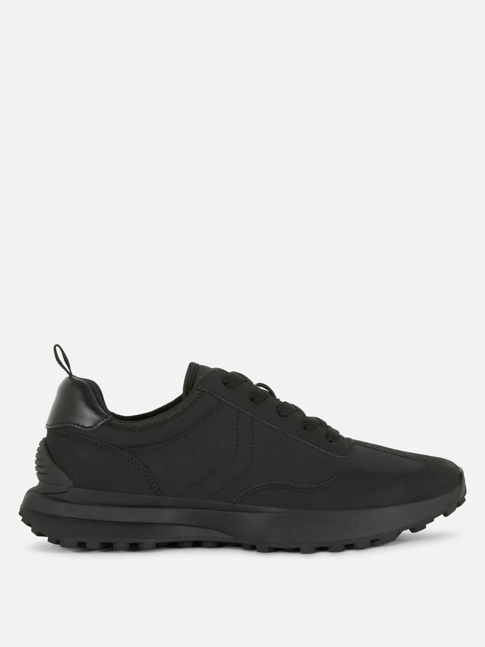 Zapatillas Deportivas Bicolor Con Suela Gruesa