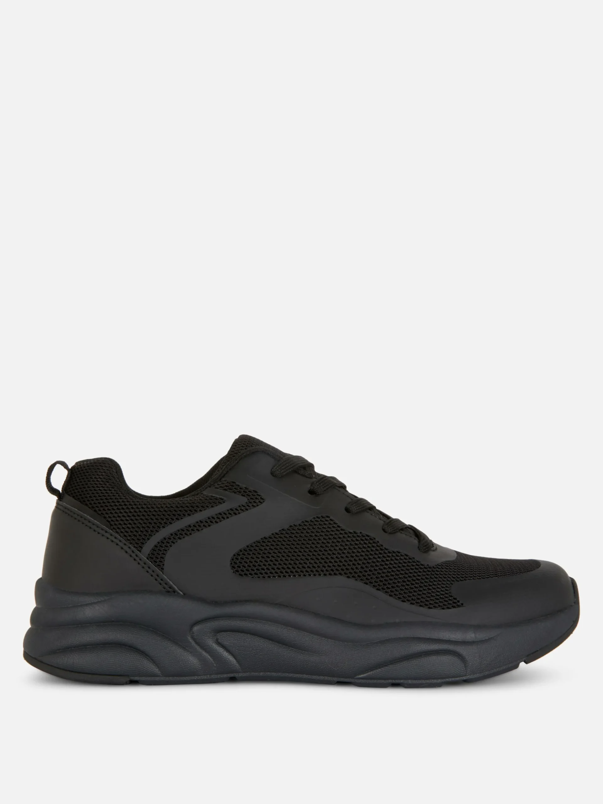 Zapatillas Deportivas Con Suela Gruesa Y Paneles