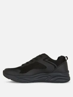 Zapatillas Deportivas Con Suela Gruesa Y Paneles
