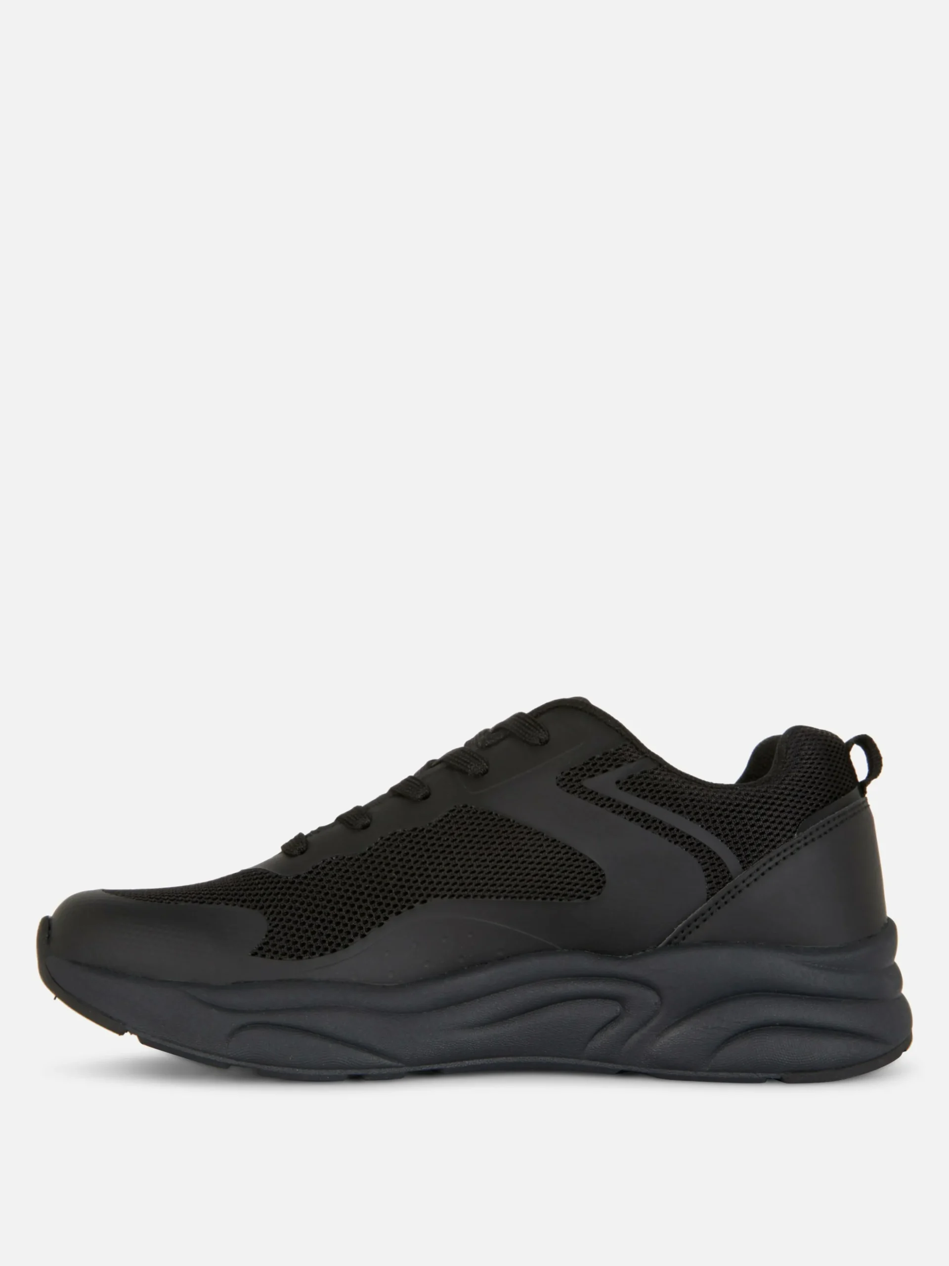 Zapatillas Deportivas Con Suela Gruesa Y Paneles