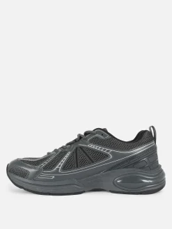 Zapatillas Deportivas De Caña Baja Con Paneles