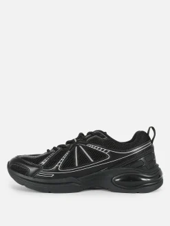 Zapatillas Deportivas De Caña Baja Con Paneles