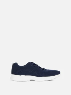 Zapatillas De Tela Con Cierre De Cordones