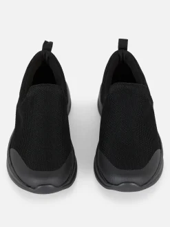 Zapatillas Sin Cordones Atléticas Tejidas