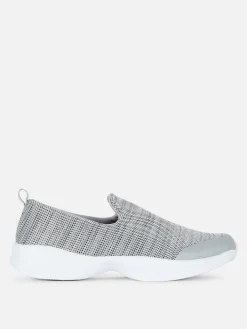 Zapatillas Sin Cordones Atléticas Tejidas