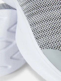 Zapatillas Sin Cordones Atléticas Tejidas